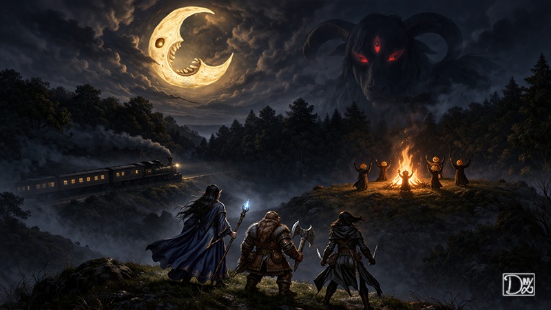 The Crooked Moon campaign art